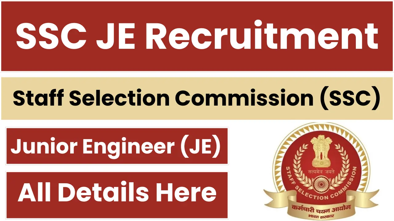 SSC JE Recruitment