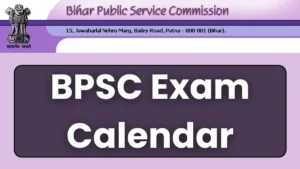 BPSC Exam Calendar