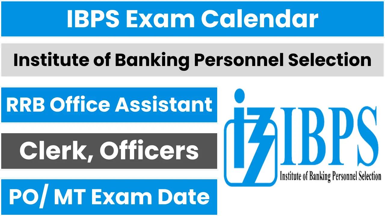 IBPS Exam Calendar
