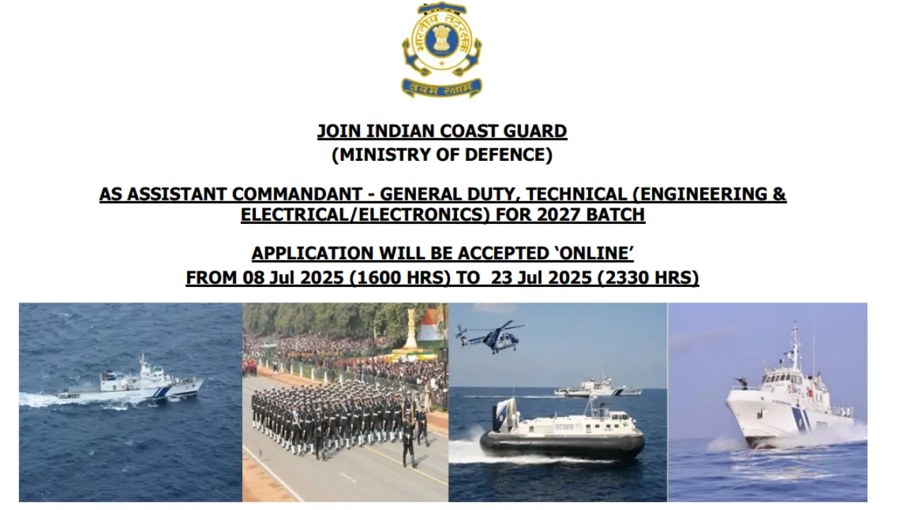 icg-cgcat-assistant-commandant-recruitment 2027 Batch