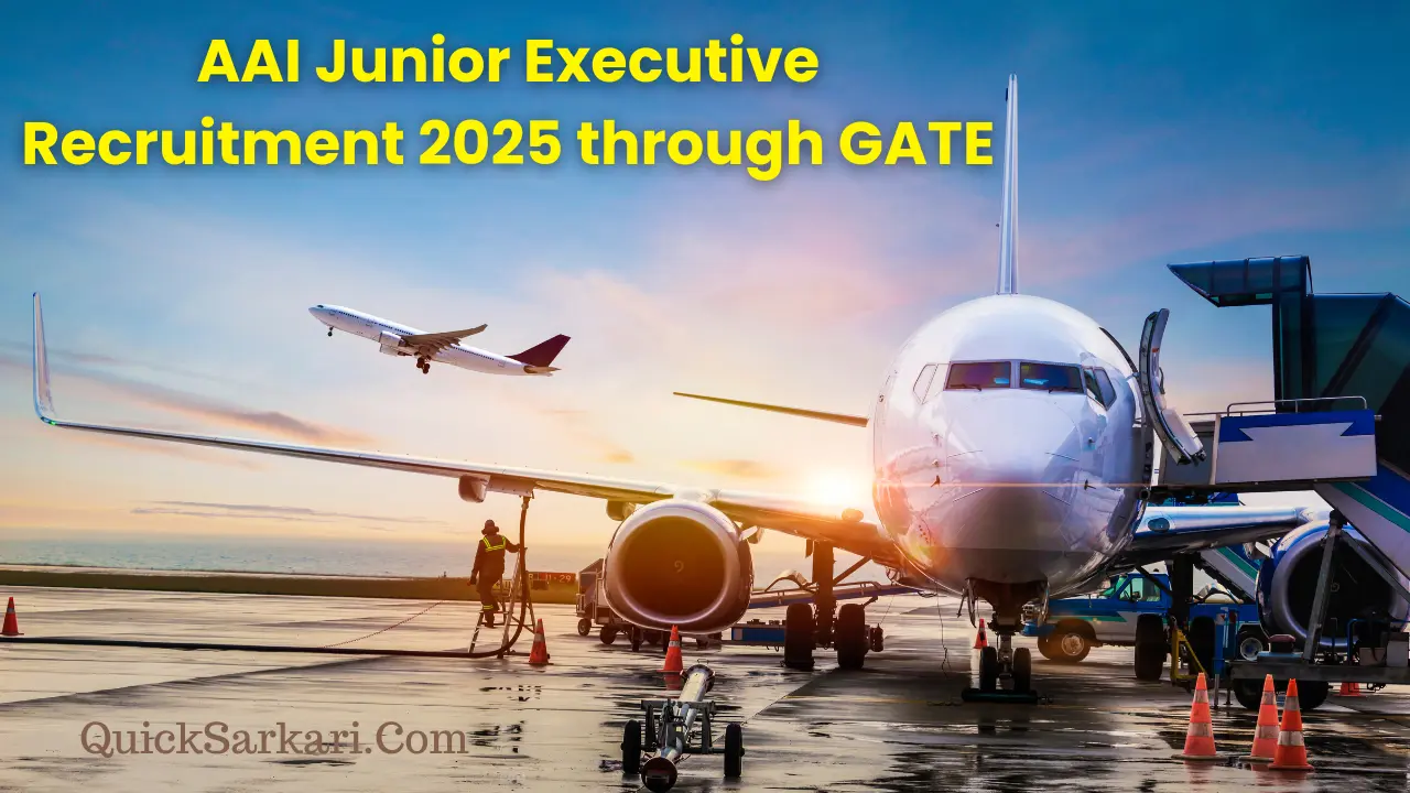AAI Junior Executive Recruitment 2025 through GATE