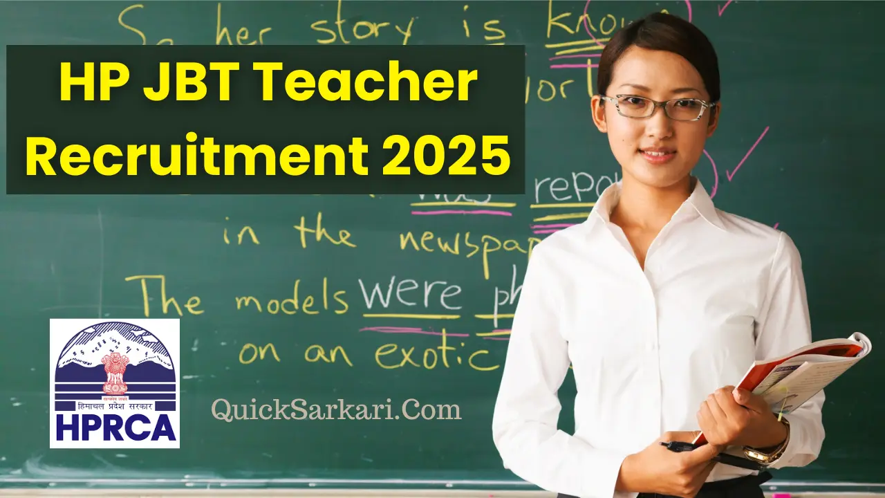 HP JBT Teacher Recruitment 2025