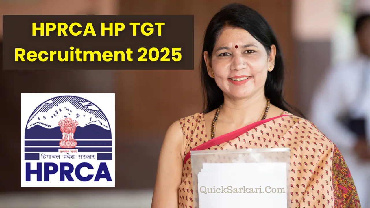 HPRCA HP TGT Recruitment 2025