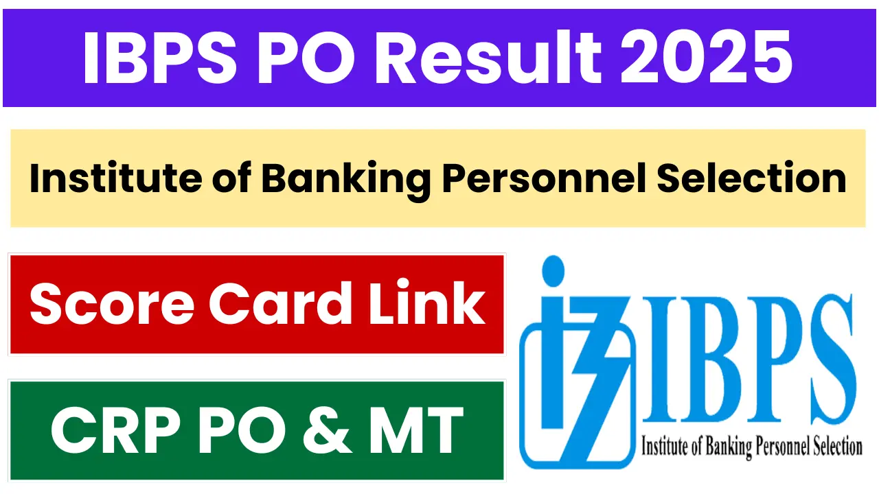 IBPS PO Result 2025