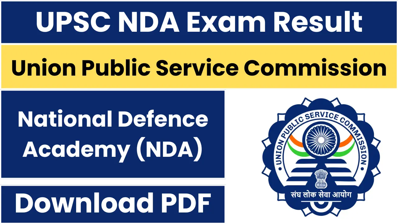 UPSC NDA Exam Result