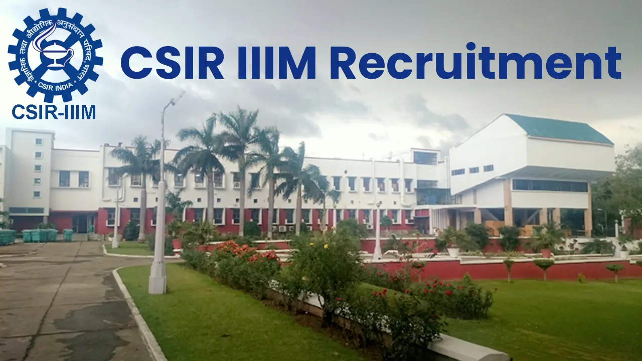 CSIR IIIM Recruitment