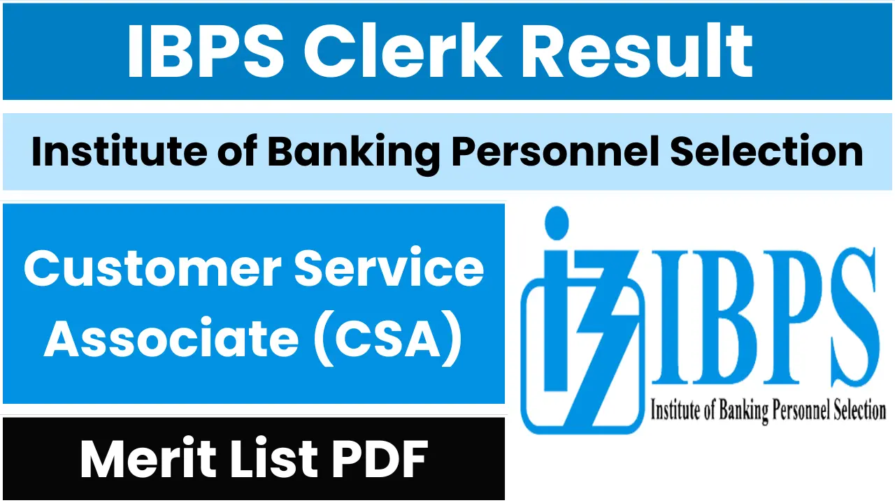 IBPS Clerk Result