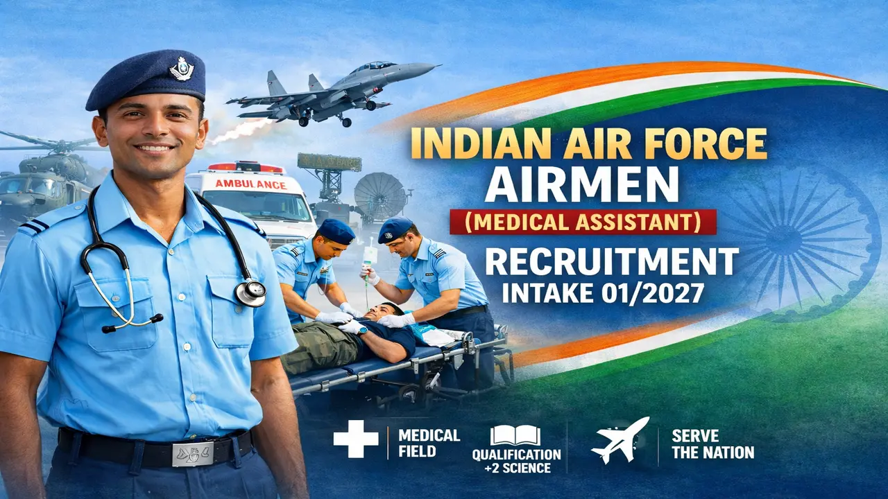 Indian Air Force Airmen (Medical Assistant) Intake 01_2027