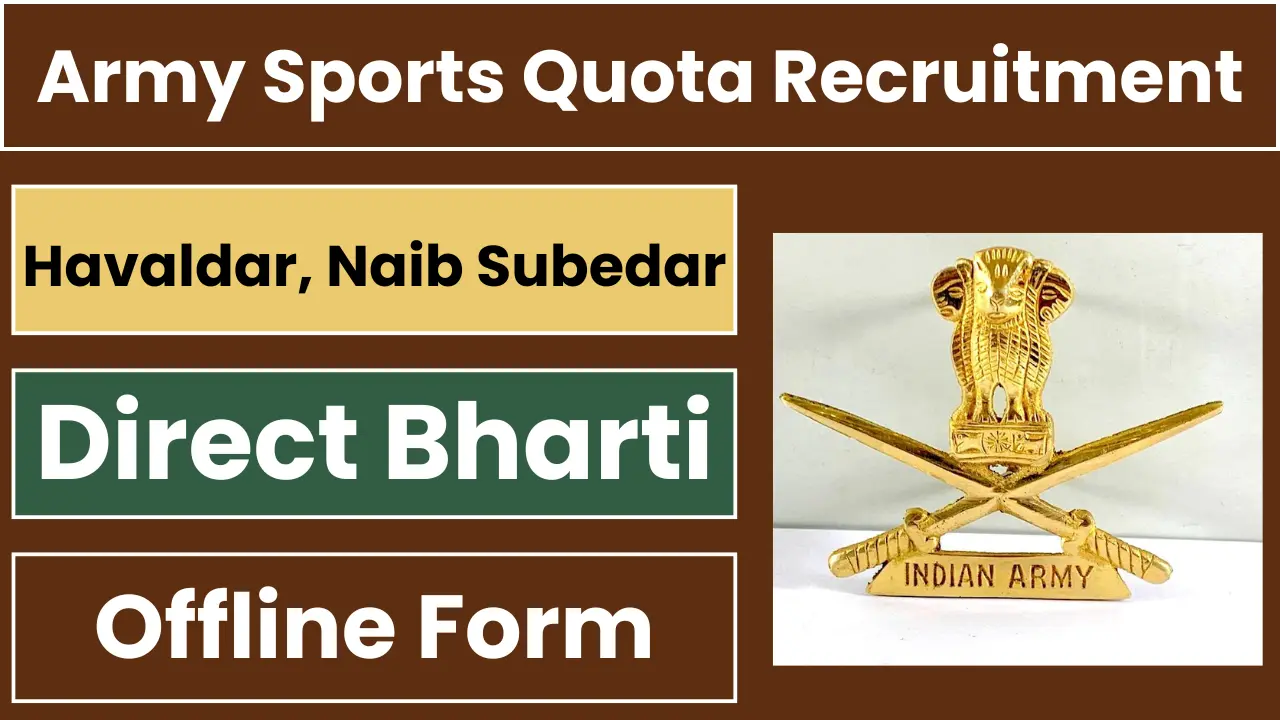 Indian Army Sports Quota Recruitment