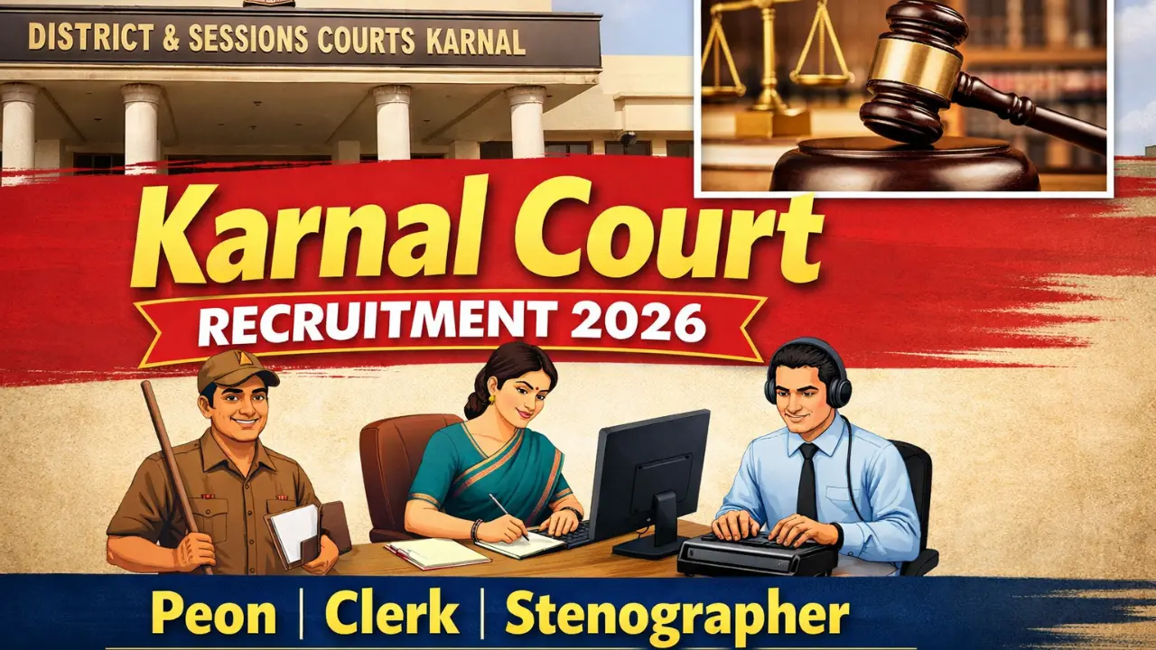 Karnal Court Recruitment 2026