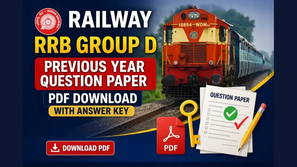RRB Group D Previous Papers PDF with Answer Key QuickSarkari