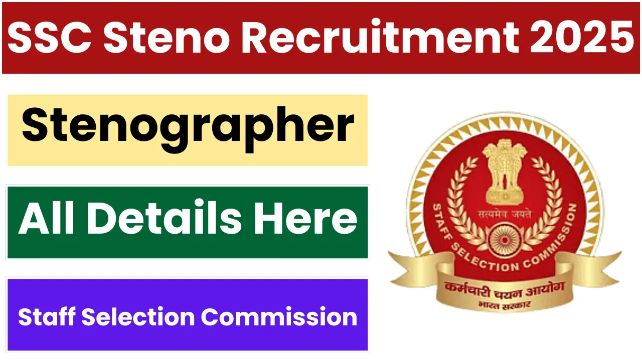SSC Steno Recruitment 2025