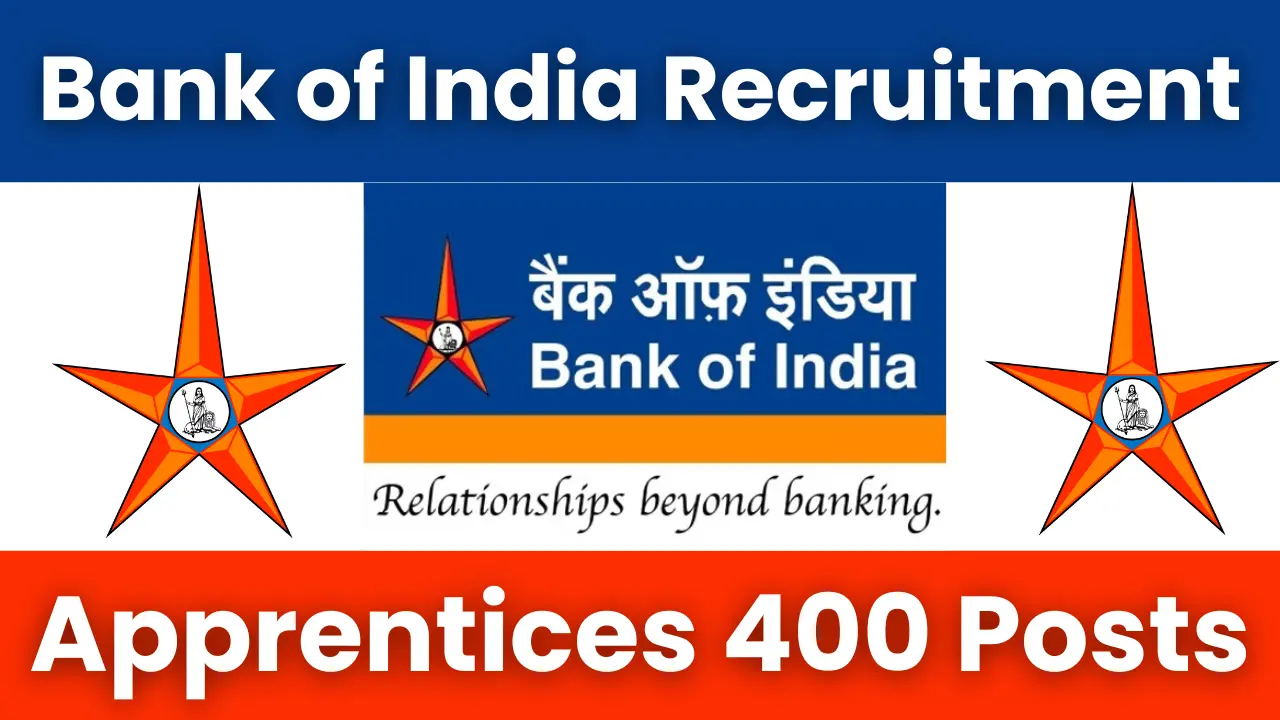 Bank of India Apprentice Recruitment