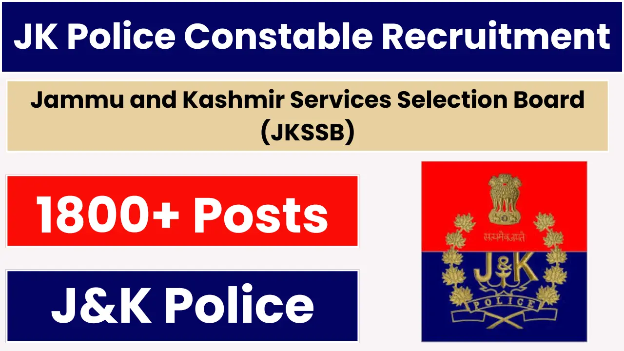 JK Police Constable Recruitment