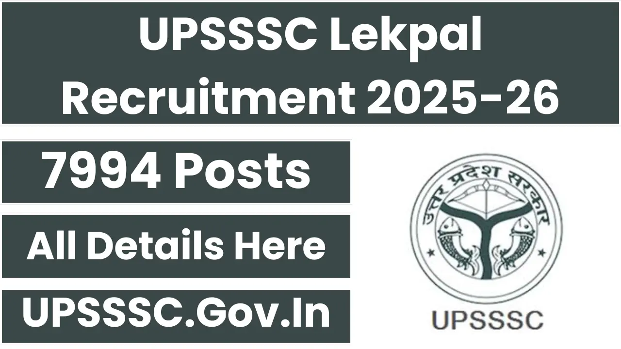 UPSSSC Lekpal Recruitment 2025-26