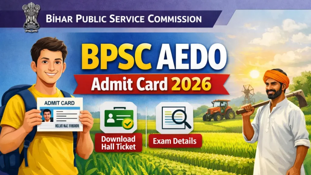BPSC AEDO Admit Card 2026