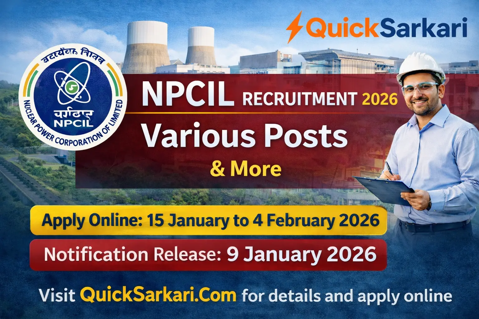 NPCIL Recruitment Advt 01_2026