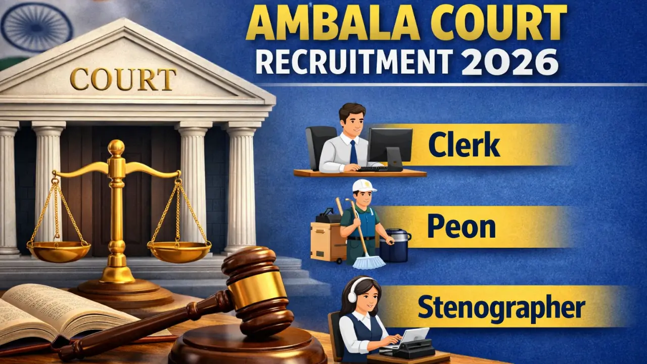 Ambala Court Recruitment 2026