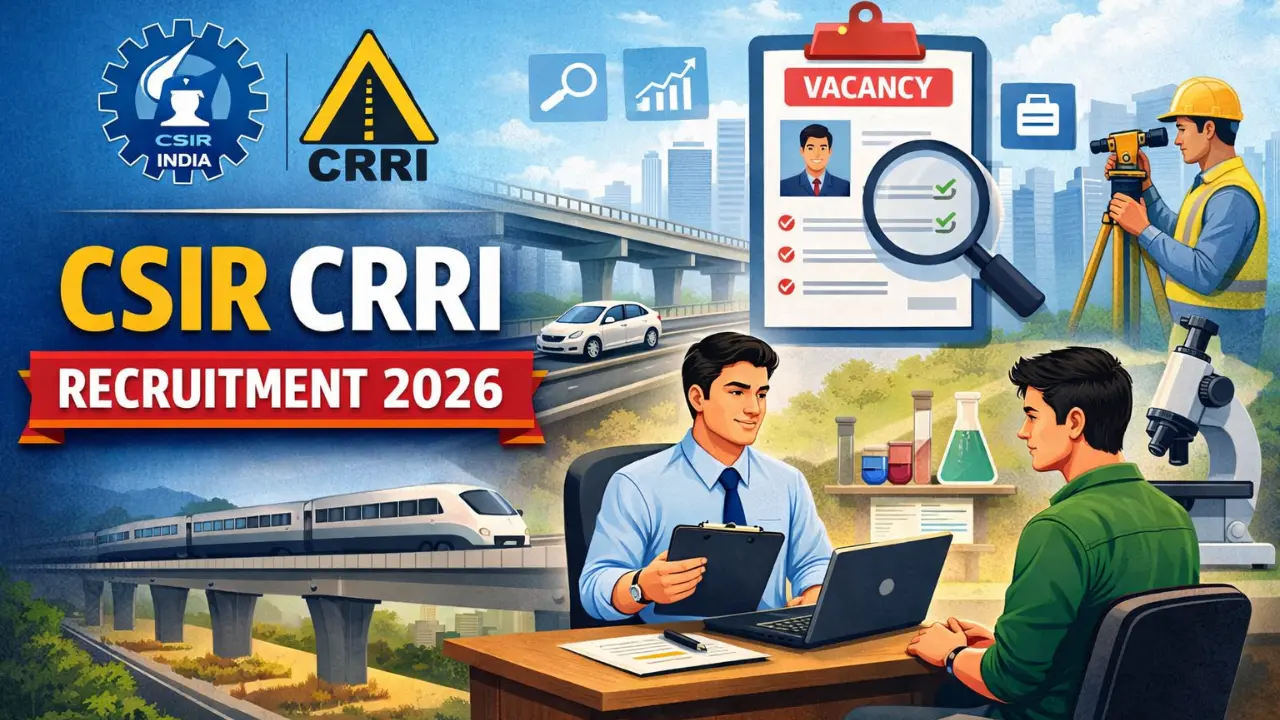 CSIR CRRI Recruitment 2026
