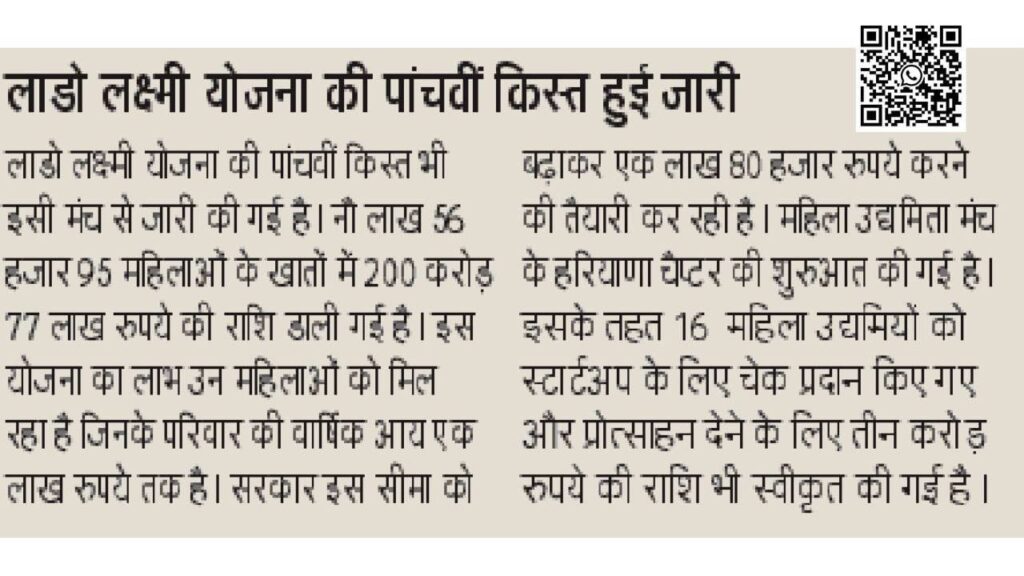 Lado Lakshmi Yojana 5th Installment News 9 March 2026