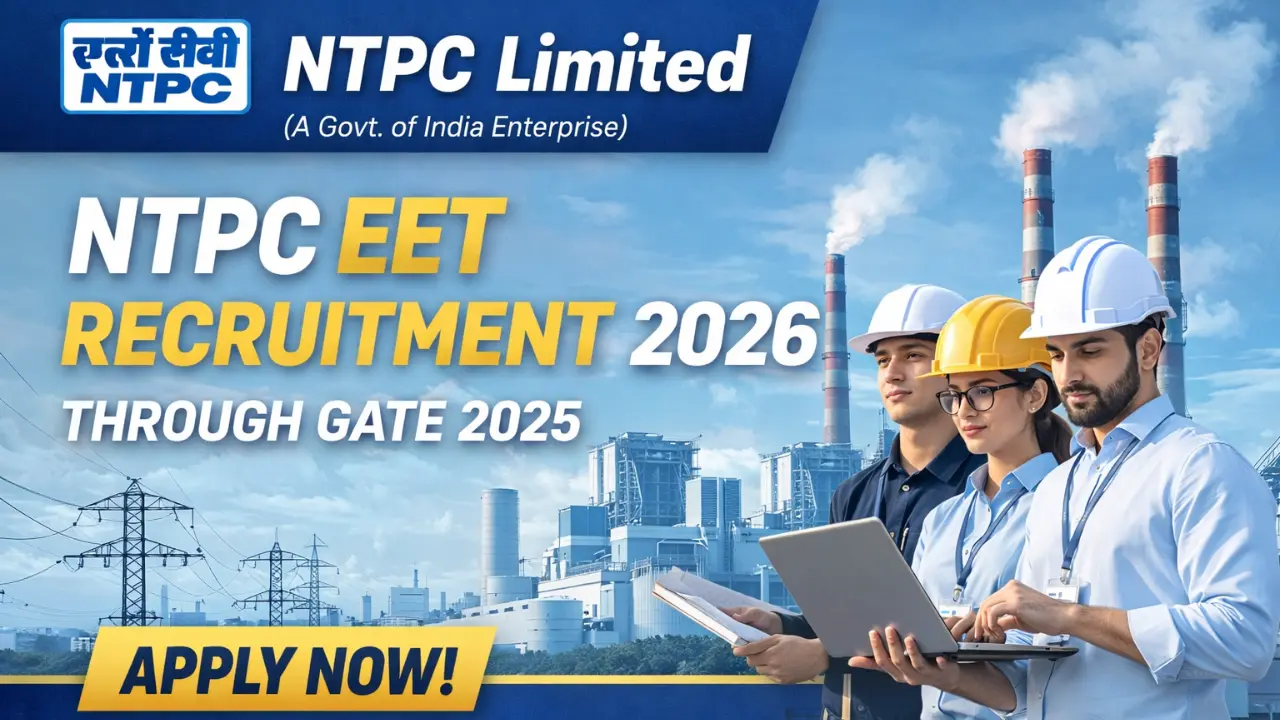 NTPC EET Recruitment 2026 Through GATE