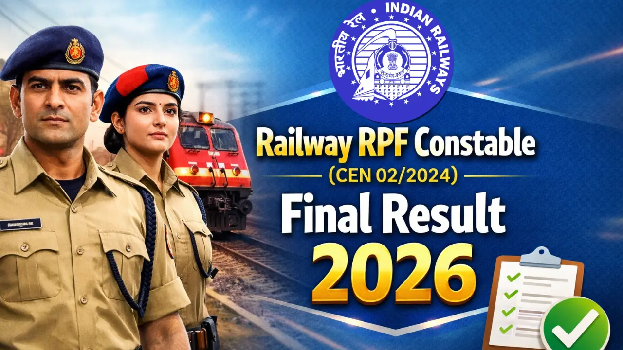 Railway RPF Constable Final Result 2026