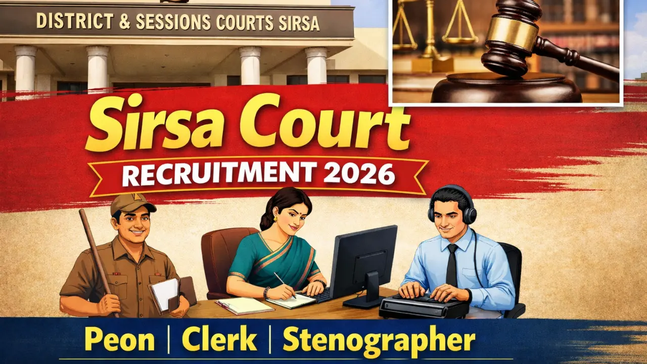 Sirsa Court Recruitment 2026