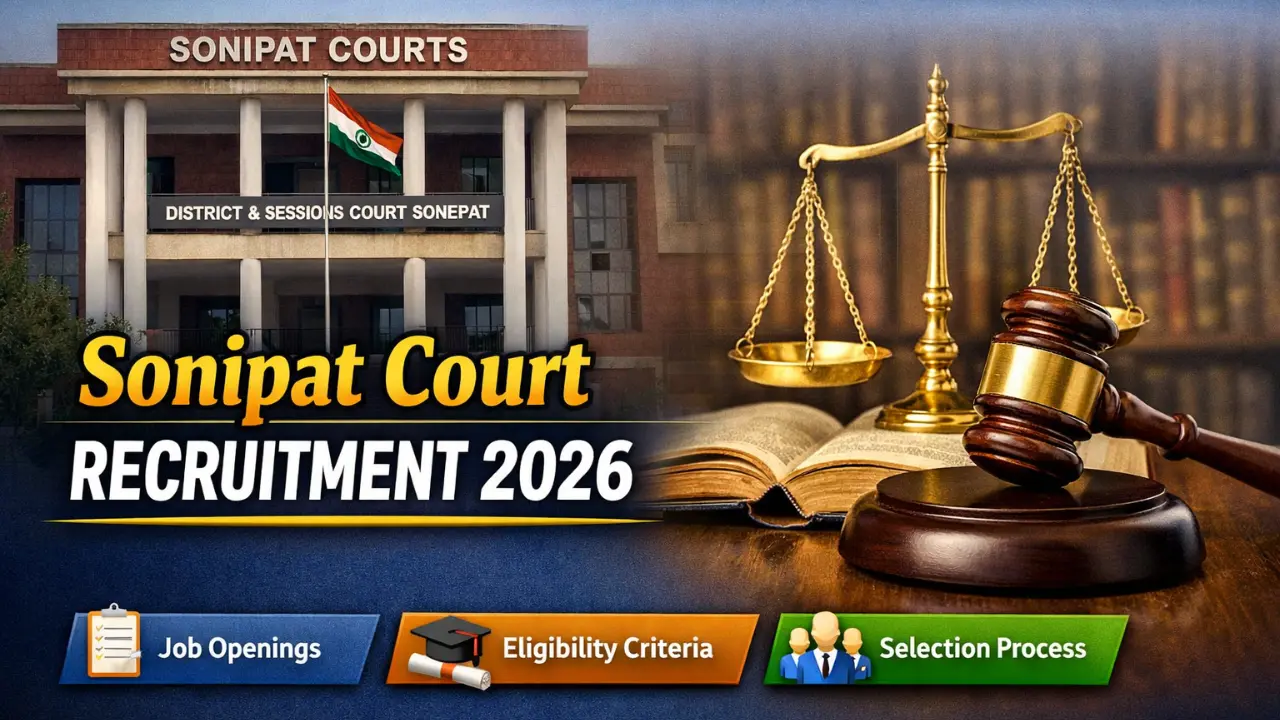 Sonipat Court Recruitment 2026