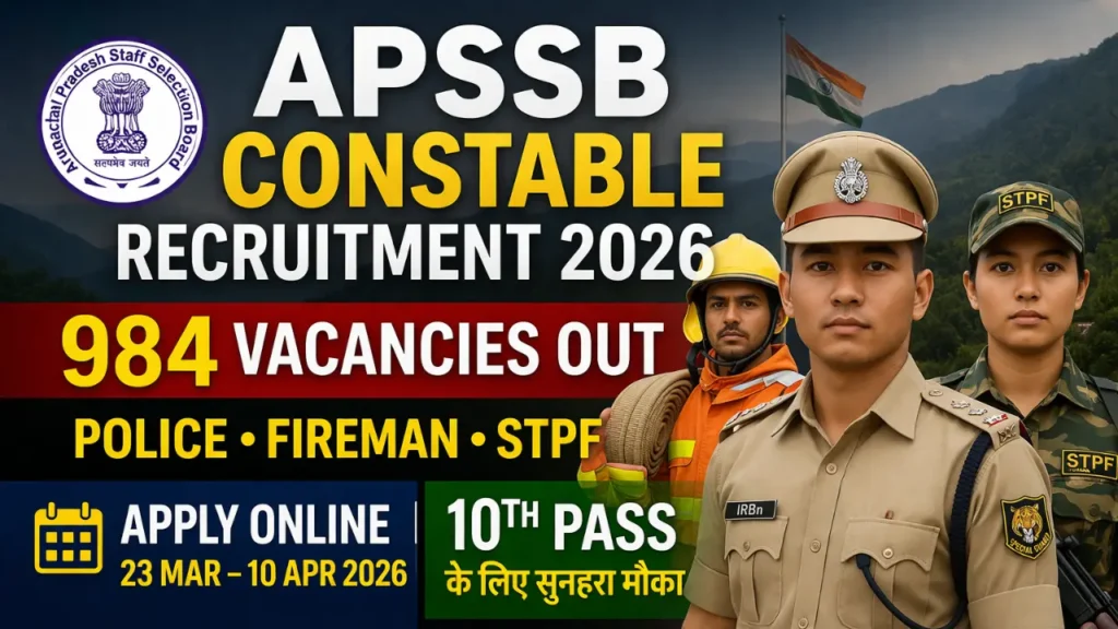 APSSB Constable Recruitment 2026
