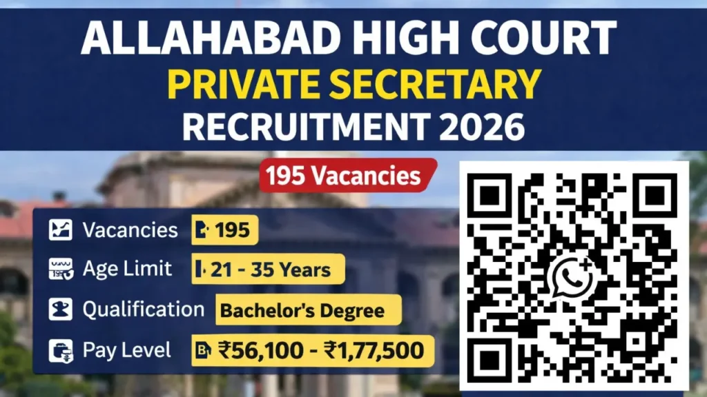 Allahabad High Court Private Secretary Recruitment 2026 QuickSarkari
