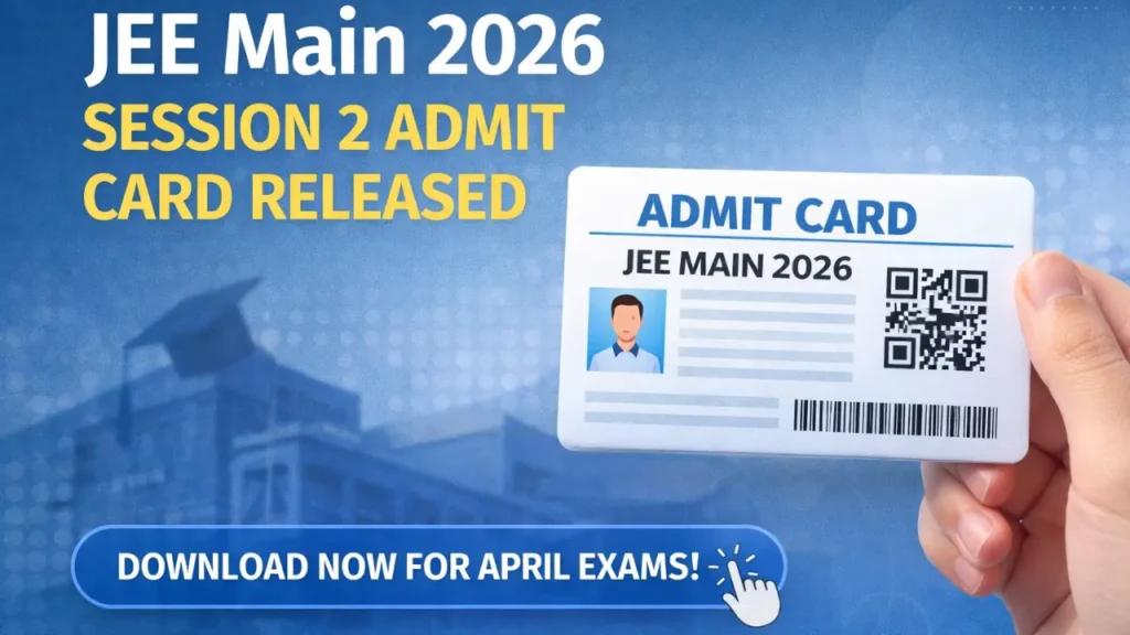 JEE Main 2026 Session 2 Admit Card