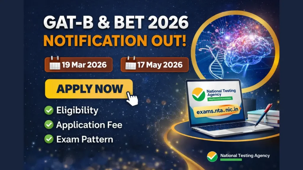 NTA GAT-B & BET 2026