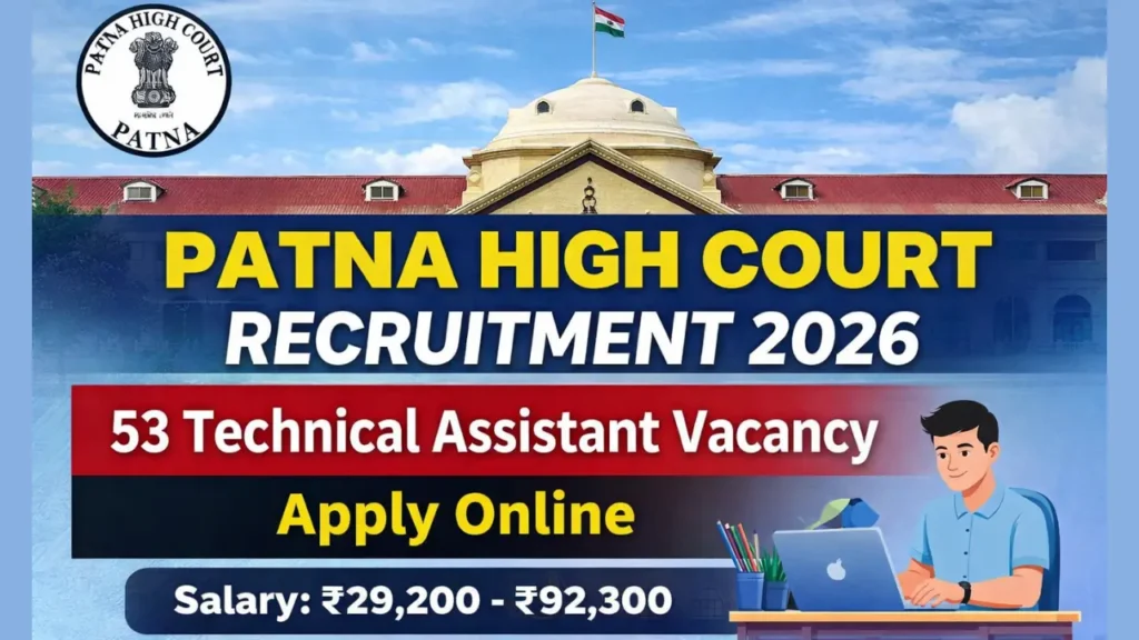 Patna High Court Technical Assistant Recruitment 2026