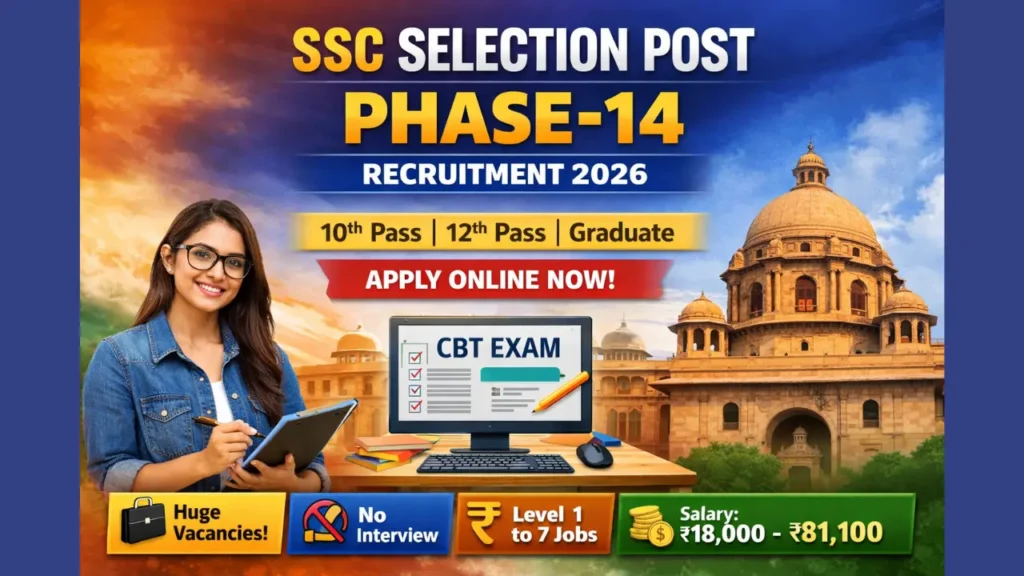 SSC Selection Post Phase-14 Recruitment 2026