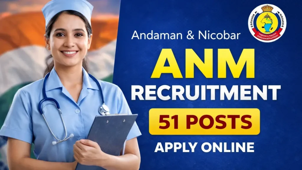 Andaman & Nicobar ANM Recruitment 2026