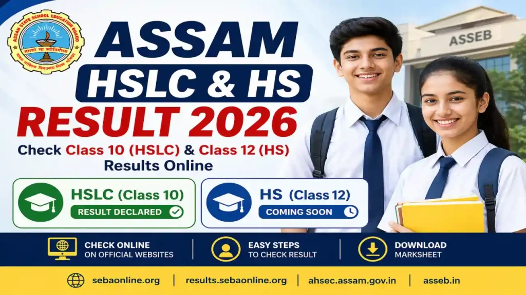 Assam HSLC and HS Result 2026