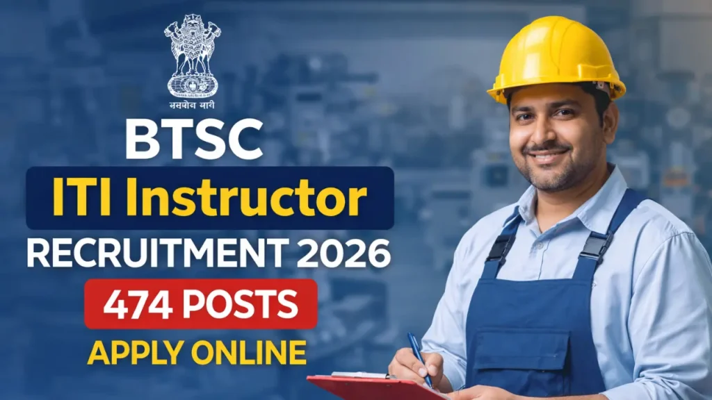 BTSC ITI Instructor Recruitment 2026