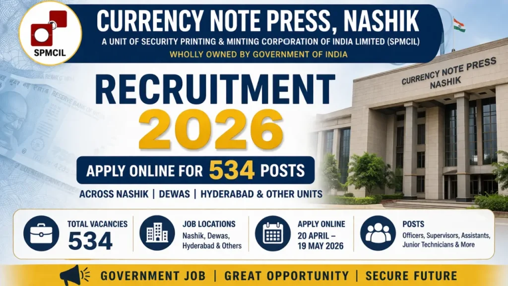 CNP Nashik Recruitment 2026