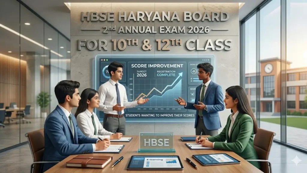 HBSE Haryana Board 2nd Annual Exam 2026