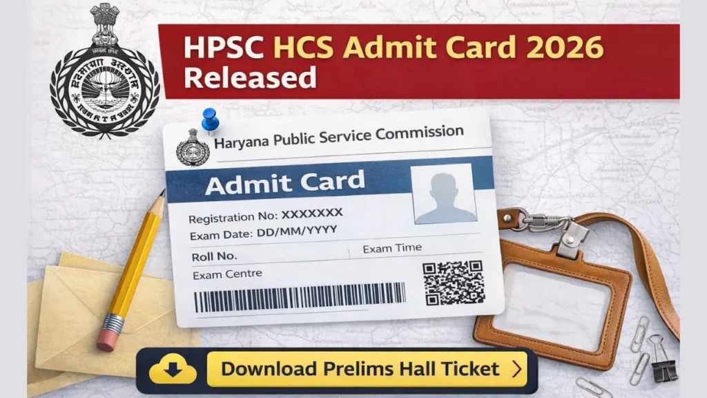 HPSC HCS Admit Card 2026