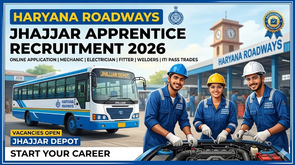 Haryana Roadways Jhajjar Apprentice Recruitment 2026