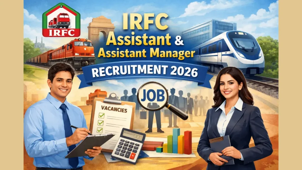 IRFC Assistant and Assistant Manager Recruitment 2026
