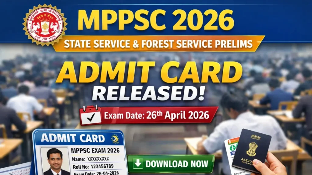 MPPSC Admit Card 2026