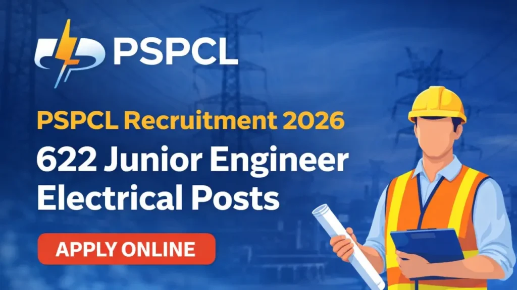 PSPCL JE Electrical Recruitment 2026