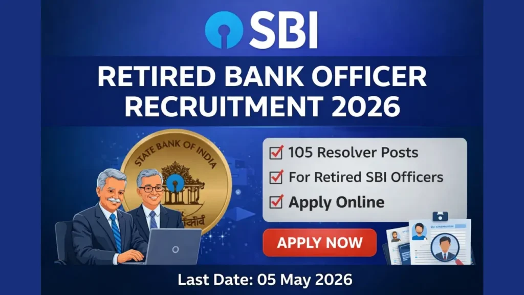 SBI Retired Bank Officer Recruitment 2026
