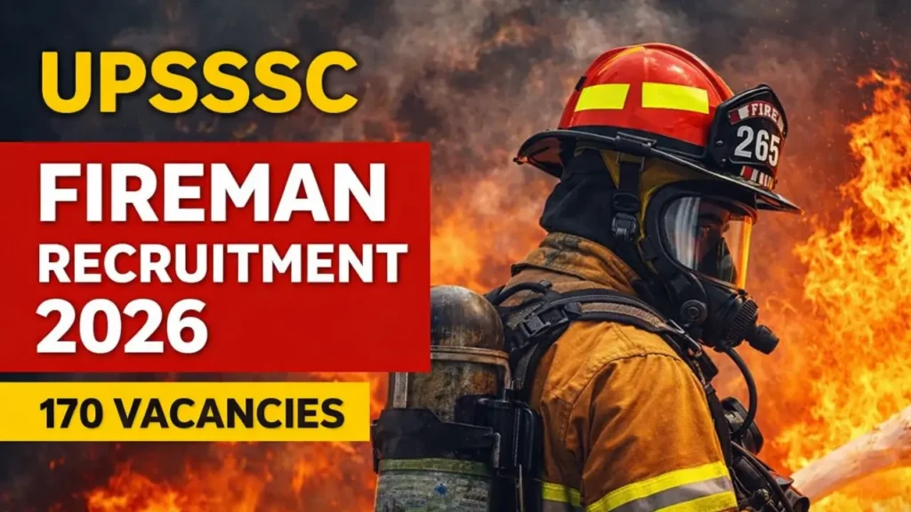 UPSSSC Fireman Recruitment 2026