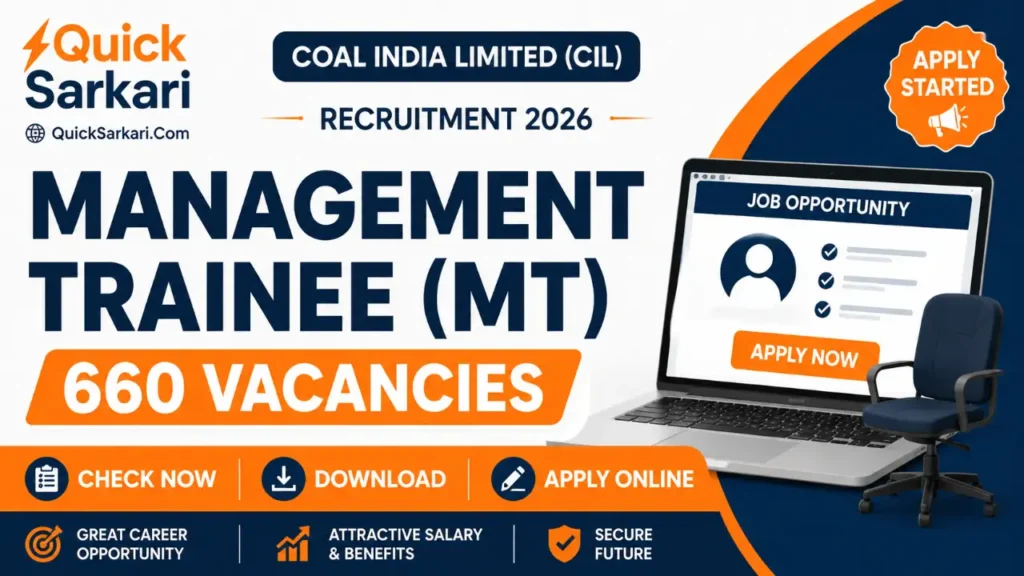 Coal India MT Recruitment 2026 Advt 03_2026