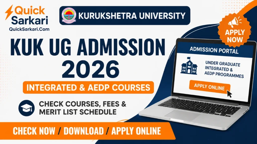 Kurukshetra University (KU) UG Admissions 2026