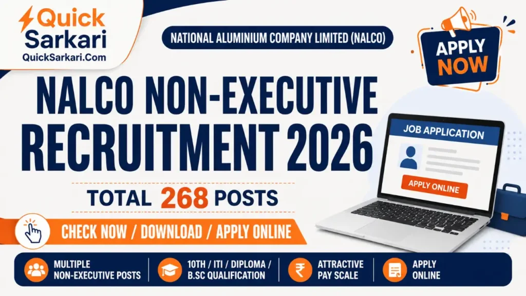 NALCO Non-Executive Recruitment 2026