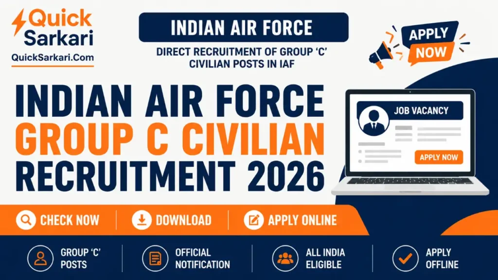 Indian Air Force MTS Recruitment Advt 02/2026